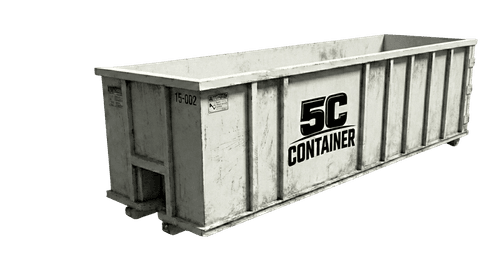 40 YARD roll-off dumpster — Large-Scale Construction / Major Demolition